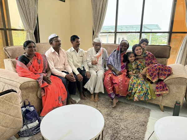 prajakta mali family in new home photos