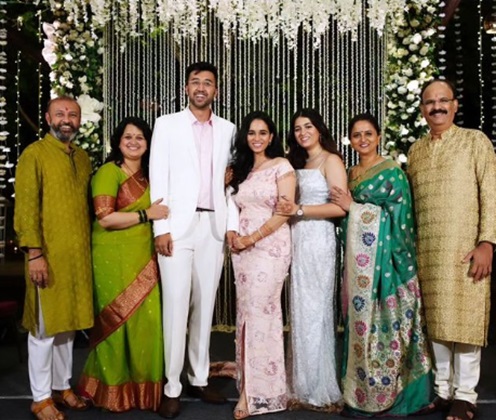 actor Rishi Manohar wedding engagement photos