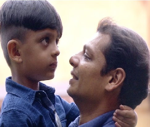 bhushan kadu with son