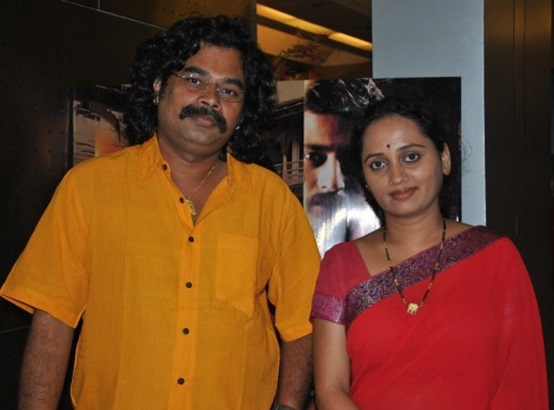 gajendra ahire with wife vrinda pednekar