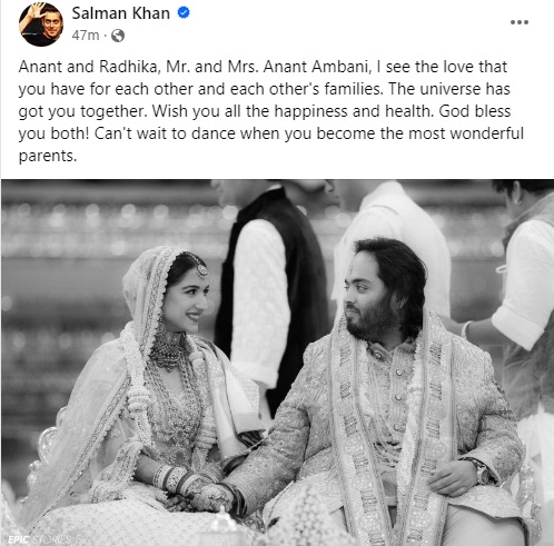 salman khan viral post