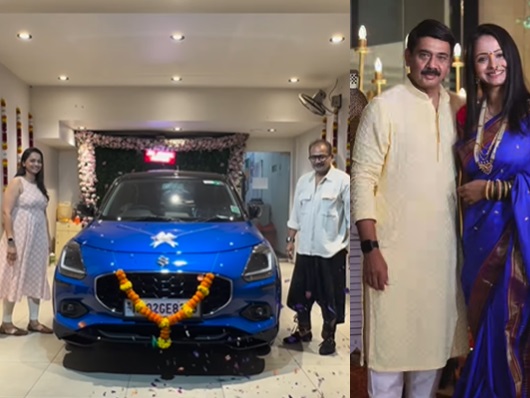 rahul mehendale and shweta mehendale car