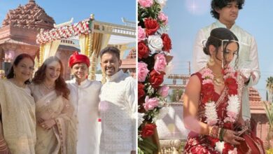 madhuri dixit brothers daughter wedding photos