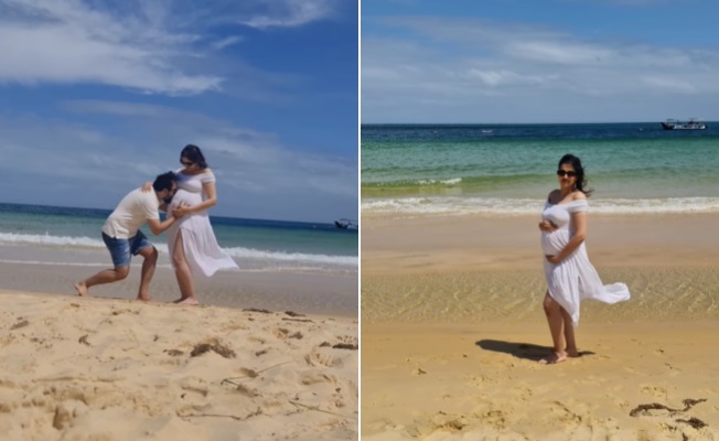 actress neha gadre baby bump