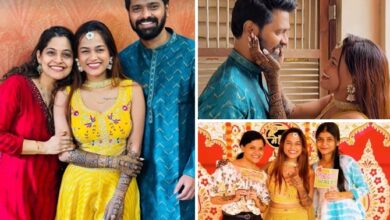 sonali gurav and actor abhishek gaonkar wedding mehendi