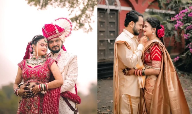 actress sonali salunke wedding photos