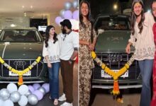 ankita walawalkar buy audi car